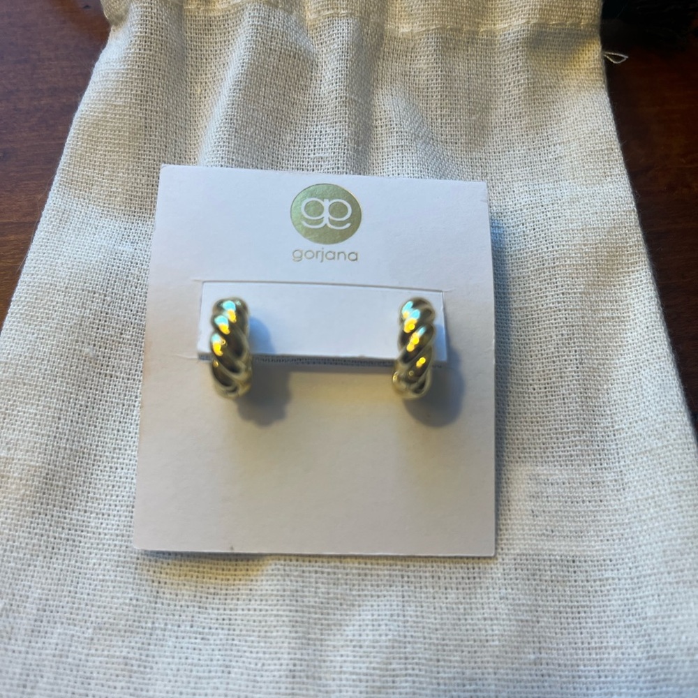 Gorjana Crew Huggie Gold Earrings